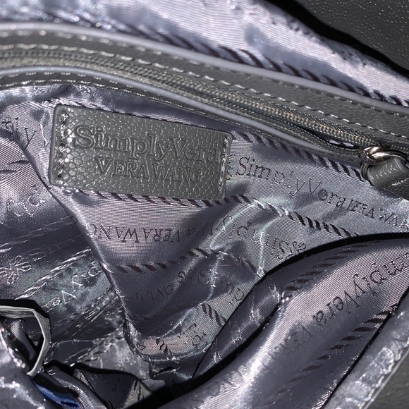 Simply Vera Vera Wang Aurora Fold-Over Crossbody Bag ColorDigital Blue - Picture 7 of 9